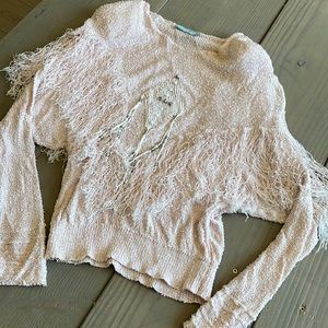 French Rags M Vintage Sweater Baby Pink